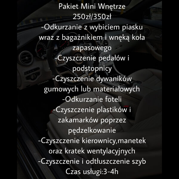 Pakiet mini wnętrze