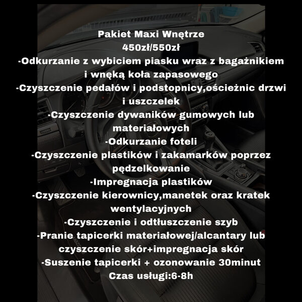 Pakiet Maxi Wnętrze